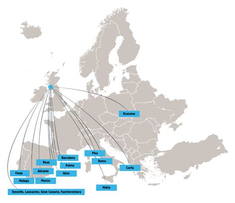glasgow airport destinations list.